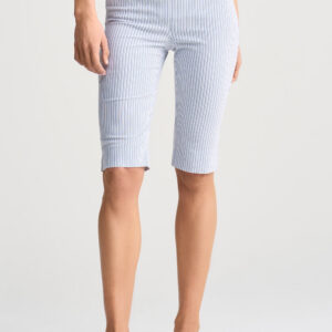 Short Seersucker - Navy & White Stripe